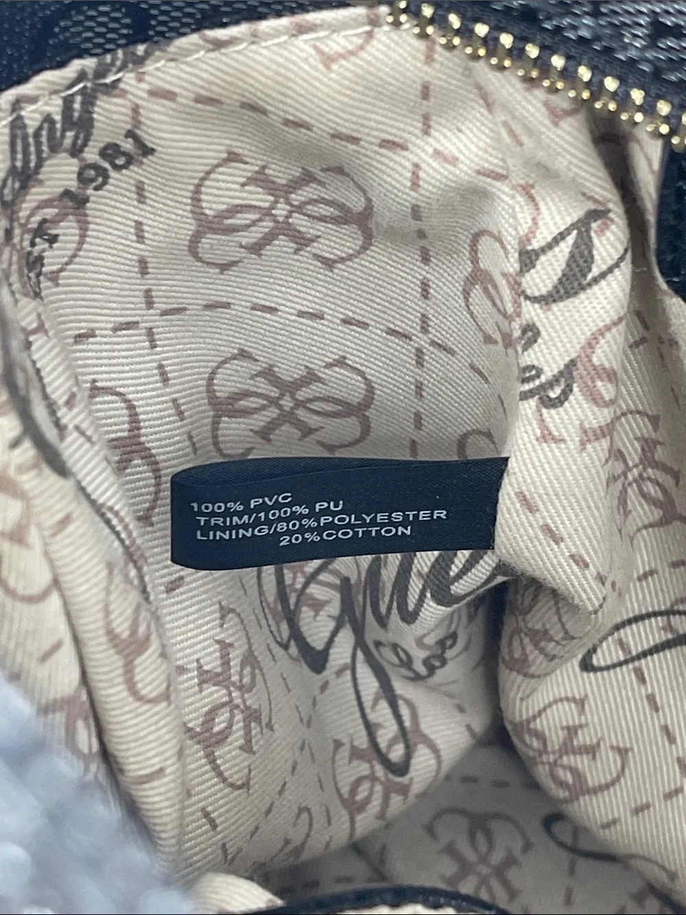 Guess structured satchel